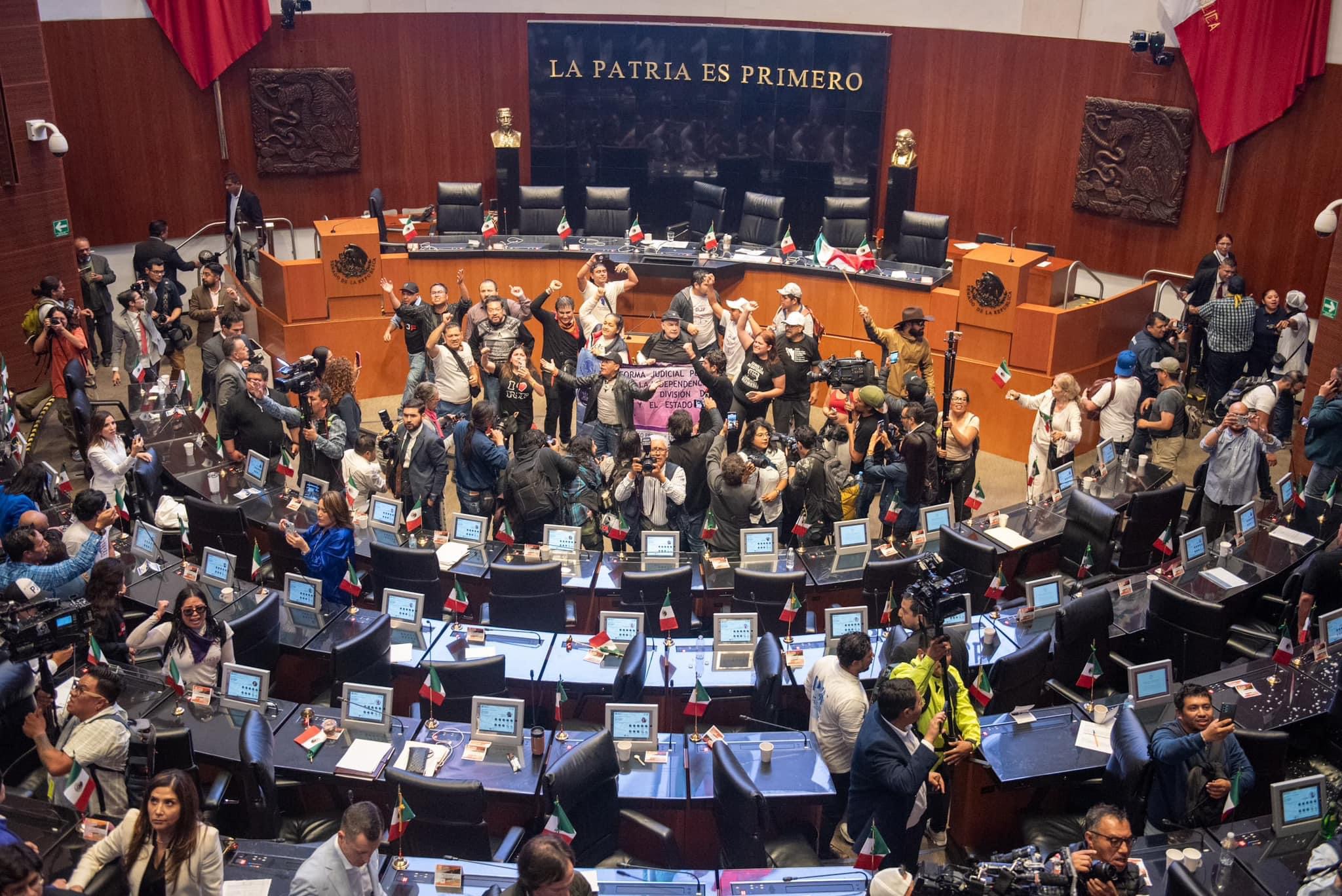 Senado aprobó la Reforma Judicial con 86 votos a favor y 41 en contra ...