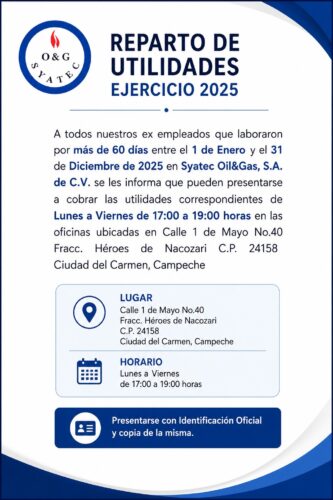 SYATEC Reparto de Utilidades
